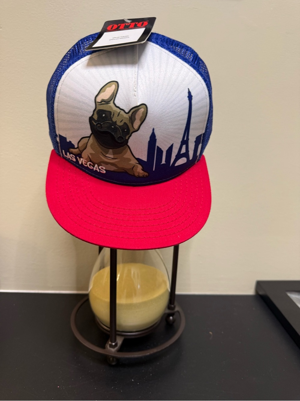 OTTO Kids Bulldog Las Vegas Trucker Hat - Blue & Red